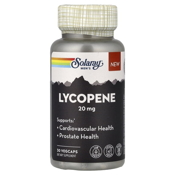 Solaray Men's Lycopene, 20 mg, 30 VegCaps