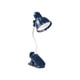 thumbnail image 4 of Paquete de 2-6 luces LED portátiles con Clip para cama, lámpara de escritorio para escritorio de oficina para niños 2 piezas, 4 of 8