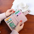 thumbnail image 6 of Women's Retro Bifold Wallet, Pink, 6 of 16