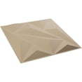 thumbnail image 6 of Ekena Millwork 19 5/8"W x 19 5/8"H Marquise EnduraWall Decorative 3D Wall Panel, UltraCover Satin Smokey Beige (Covers 2.67 Sq. Ft.), 6 of 6