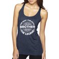 thumbnail image 1 of Wild Bobby, Brother Man Myth Legend Funny Dad, Father's Day, Women Tri-Blend Racerback Tank Top, Vintage Navy, Medium, 1 of 4