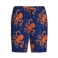 thumbnail image 4 of Fotbe Octopus Pajama Shorts for Men, Men's Pajama Bottoms, Sleepwear,Short Pajama Pants-XX-Large, 4 of 9