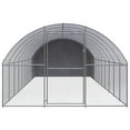 thumbnail image 2 of vidaXL Outdoor Chicken Coop 9.8'x32.8'x6.6' Galvanized Steel, 2 of 7