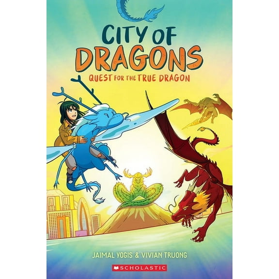 Quest for the True Dragon: A Graphic Novel (City of Dragons #3), (Paperback)
