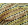 thumbnail image 4 of oneOone Silk Tabby Fabric Chevron & Greek Key Block Print Sewing Fabric BTY 42 Inch Wide, 4 of 4