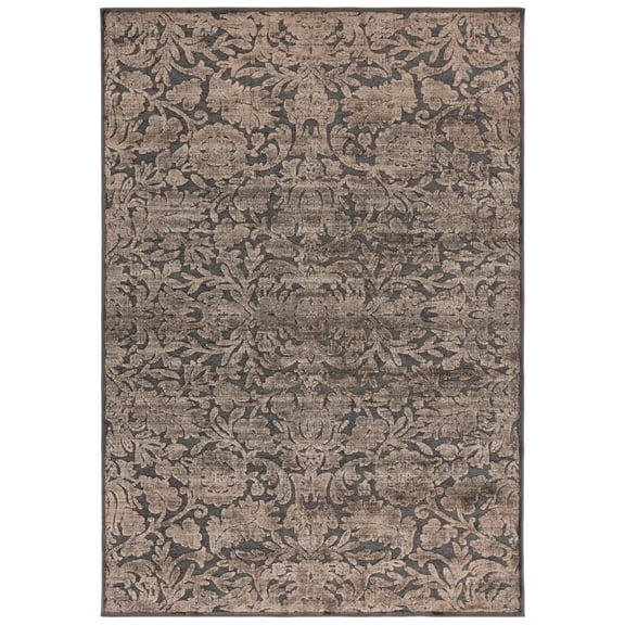 SAFAVIEH Martha Stewart Heritage Bloom Damask Area Rug, Zinc, 2'7" x 4'