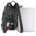 thumbnail image 3 of Goofa The Nightmare Before Christmas Pattern Leather Backpack Purse for Women Fashion Multipurpose Design Handbag Ladies Shoulder Bags Travel Backpack, 3 of 4