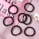 thumbnail image 2 of 10 Pcs Hair Ties Elastic Hair Bands Stretchy Hair Ties No Damage Women Hair Ties For Thick Hair (Dark brown), 2 of 3