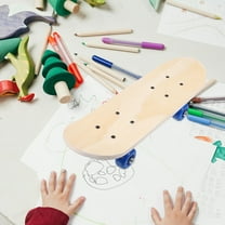 UPGRATOR 1Set Plain Skateboard Deck Wooden Diy Hand-Painting Creation Home Decor Replacement