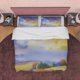 thumbnail image 1 of Paisaje de otoño Funda nórdica Juego de cama de otoño, colores cálidos de otoño Impreso edredón, 1 of 6
