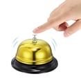 thumbnail image 4 of 100mm(3.94") Desk Bell Steel Electroplating Gold Tone 2 Pack, 4 of 5