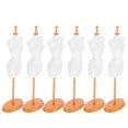 thumbnail image 4 of 6pcs Plastic Doll Skirt Mannequin Model Garment Stand, 4 of 4