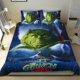 thumbnail image 1 of El Grinch Conjunto de sábanas temático, trío de piezas, cómodo y amigable con la piel, diseño único, regalo de decoración para el hogar para familiares, amigos y fans,173cm *218cm, 1 of 6
