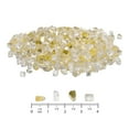 thumbnail image 3 of VEVOR Fire Glass, 10 LBS / 4.5 KG High-Temperature Resistant Fireplace Rocks, 1/2-Inch / 12.7 mm Reflective & Smokeless Firepit Glass Rock, High Luster Stone Landscaping for Fire Pit Table, Gold, 3 of 9