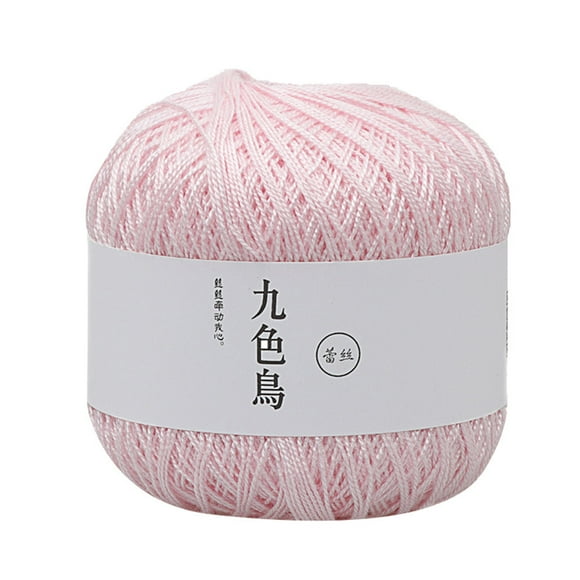 EGNMCR Fil de Dentelle Bricolage Tissé Coton Fil de Coton Fin Fil de Crochet Fil 8e Pelote de Fil