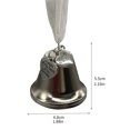 thumbnail image 2 of putnchl Bells Memorial Ornament Christmas Ornaments Memorial Ornaments For Loss Of Loved One Personalize A Piece Of My Heart, 2 of 2