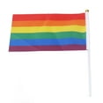 thumbnail image 4 of Mini Pride Flags, Small Lightweight Bright Color Gay Pride Flags  For Parading Decorations, 4 of 8