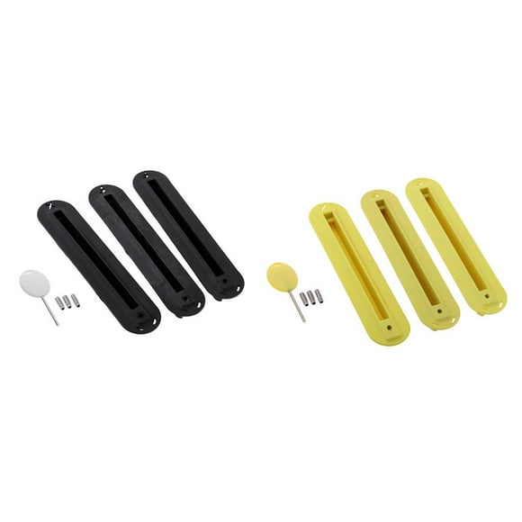 Paquete de 6 de surf Cola surf Thruster con tornillos y llaves de 01 Triatlón de surf