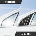 thumbnail image 3 of Unique Bargains 1 Set Rear Side Window Louvers Vent Cover for Hyundai Elantra ABS Black, 3 of 6
