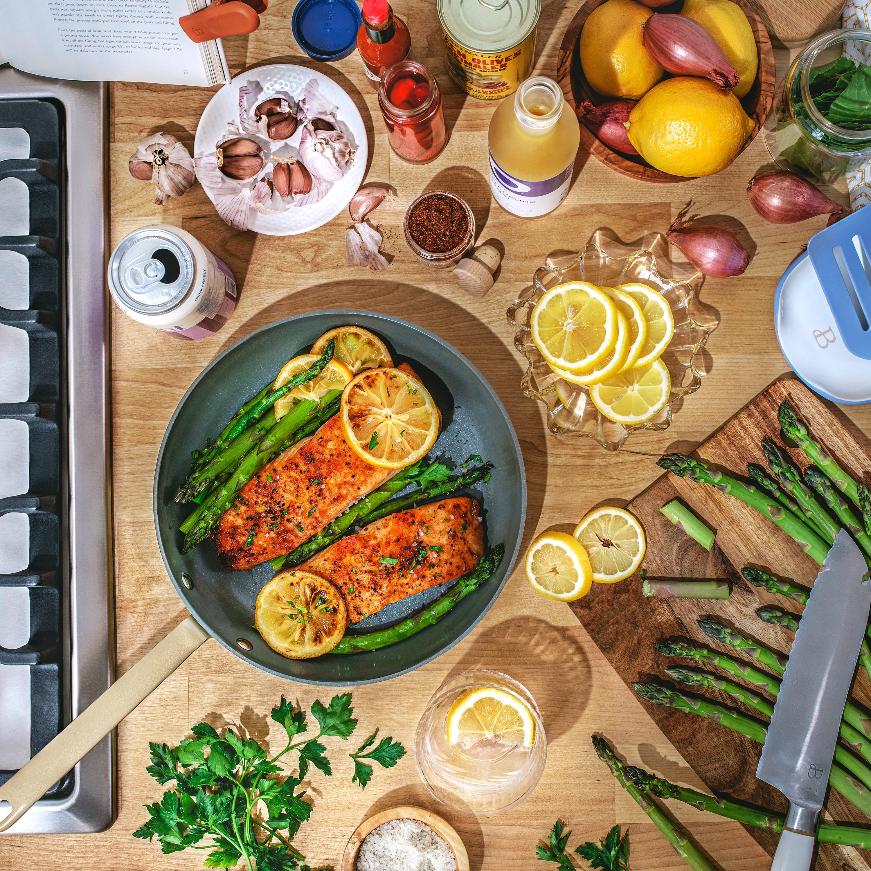 Beautiful 10 PC Cookware Set, Sage Green by Drew Barrymore – UnitedSlickMart