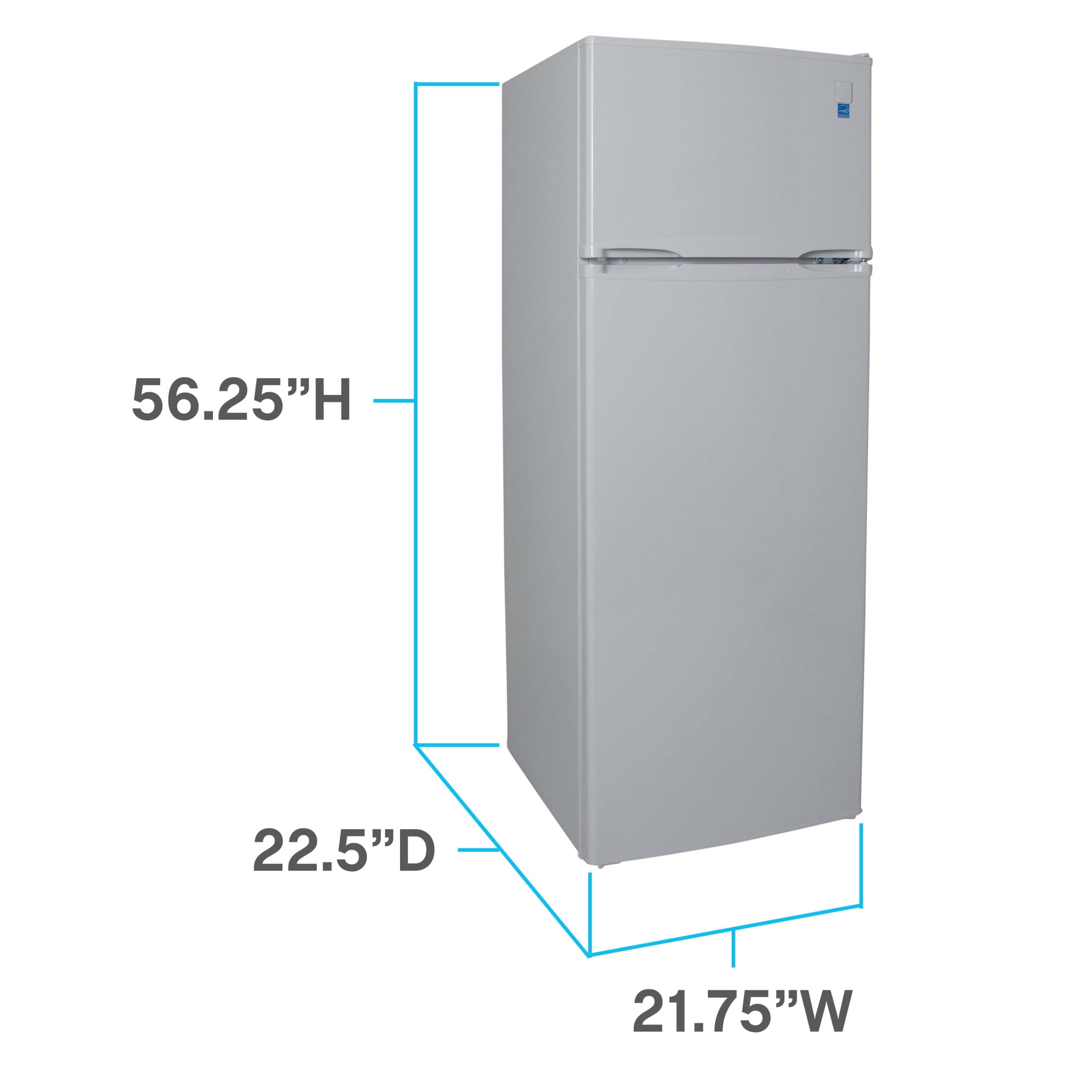 Avanti 7.3 Cu. Ft. Top Freezer Refrigerator - White