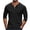 Black, variant on Men's Sun Protection Long Sleeve Shirts Casual Henley Button Shirts Lightweight Pullover Shirts V-Neck Summer T shirts