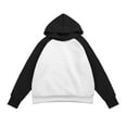 thumbnail image 4 of Boys And Girls Sweatshirt Crew Neck Hoodies Mid Size Children's Color Blocked Pullover Tops Hooded Sports Jackets, 4 of 9