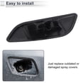 thumbnail image 7 of Unique Bargains Front Right Side Bumper Headlight Washer Nozzle Cover Cap for Mazda 3 M3 Axela 2013-2016 Bumper Trim Nozzle Cover No.BKC6518G1 Black 1 Pcs, 7 of 7