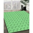 thumbnail image 2 of Ahgly Company Indoor Round Patterned Stoplight Go Green Area Rugs, 6' Round, 2 of 6