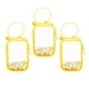 thumbnail image 5 of Bolsa de exhibición de figura transparente Vitrina de mini figura, bolsa de muñeca pequeña, bolsa de muñeca pequeña de PVC con cierre de cremallera Cuadrado Amarillo, 5 of 10