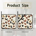 thumbnail image 2 of PRIYAL Retro Groovy Flower Bee Honeycomb Pot Holder Set of 2,Heat Resistant Potholders Oven Hot Pads for Kitchen Cooking Baking BBQ, 2 of 14