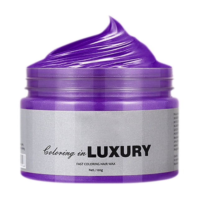 Tinte temporal para el cabello, crema para colorear, cepillo para enjuague, cera para el cabello, Color temporal, cera para el cabello, coloración de peinado Natural para hombres, (Buy 2 save 10%)