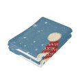 thumbnail image 3 of Christmas Cartoon Bear Skating Hand Towel Absorbent Bath Towels for Bathroom Sports Gym 28" x 14" Set of 2, 3 of 8