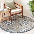 thumbnail image 2 of SAFAVIEH Aspen Zahara Geometric Area Rug, Grey/Ivory, 5' x 5' Round, 2 of 8
