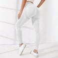 thumbnail image 7 of Leggings for Women BWASD High Waisted Tummy Control Lifting Seamless Soft Workout Outdoor Joggers Pants White S-XL Gym Athletic Yoga Lounge Daily, 7 of 7