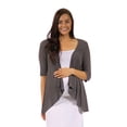 thumbnail image 4 of Women's Maternity 3/4-sleeve Open Shrug, 4 of 8