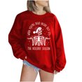 thumbnail image 1 of Sudadera Para Mujer Sudaderas Con Cuello Redondo Mangas Largas A La Moda Estampado de Navidad Tops Sueltos Blusa Odeerbi ODB173830, 1 of 5
