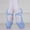 Light Blue, variant on HAOTAGS Dance Shoes for Girls, Yoga Practice with Elastic Band Round Toe Little Kids Big Kids Shoes Pink 3 T