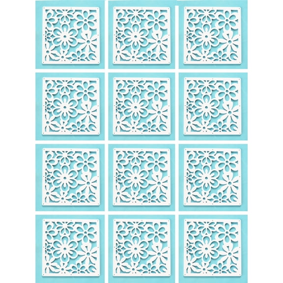 Custom Decorative Screen Divider system for walls, Dividing room, Office,Hanging room divider,Artist desingn,Room partition 15.7x15.7in(H-1) 12pc