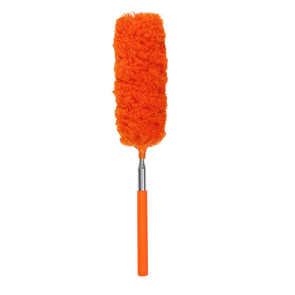 EXTENDABLE TELESCOPIC MAGIC MICROFIBRE CLEANING FEATHER DUSTER RADIATOR BRUSH 
