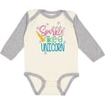 thumbnail image 3 of Inktastic Sparkle Like a Unicorn Boys or Girls Long Sleeve Baby Bodysuit, 3 of 5