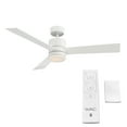 thumbnail image 2 of WAC Lighting San Francisco 3-Blade Aluminum Smart Ceiling Fan in Matte White, 2 of 5