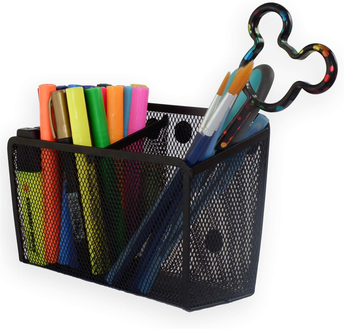 4Johor Pen Holder for Desk - Pencil Holder with 5 Compartments,  360°Rotating desk organizers and accessories for Women and Men,Desk Caddy  for School,Teacher,Office,Art Supply. Tidy Desk, Tidy Mind - Yahoo Shopping