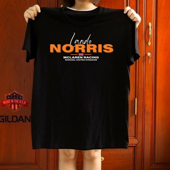 Racing Lando Norris F1 Inspired Motorsport Fan Fan Gift Graphic Tee,for unisex up to 5XL