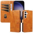 thumbnail image 1 of Phone Case for Samsung Galaxy S24 Plus 5G Magnetic PU Leather Card Slots Durable Wallet Cover, 1 of 5