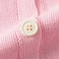 thumbnail image 3 of Kiijoy Girls Cardigan Sweater Hearts Print Button Long Sleeve Knitted Jacket, Sizes 3-4, 3 of 8
