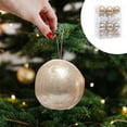 thumbnail image 4 of CuiLiyq Christmas Ball Ornaments, 24 PCS Shatterproof Christmas Hanging Balls for Xmas Tree DIY Craft Gifts, for Home Holiday Wedding Party Decorations (Beige), 4 of 6