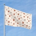 thumbnail image 2 of Lsque Cute Squirrel Pattern Flag,Cute Squirrel Printed Garden Flag 48 x 72 in - Double Sided Small Flags for Yard, 2 of 9