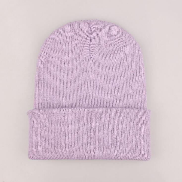 Winter Hats for Women Beanies Knitted Solid Hat Beanie Warm Casual Cap