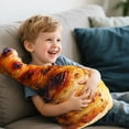 thumbnail image 4 of 3D Toy Cushion Realistic Grilled Chicken Leg Pillow Soft Stuffed Animal for Kids Adults, 4 of 8